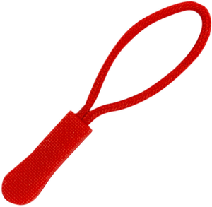 Cordon de tirage pour tirette de fermeture - Rouge