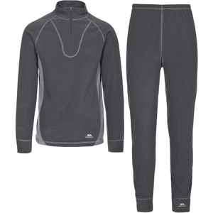 Trespass Adults Thriller Thermal Base Layer Set - M / Grey
