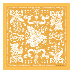 20th Wedding Anniversary Silk Scarf