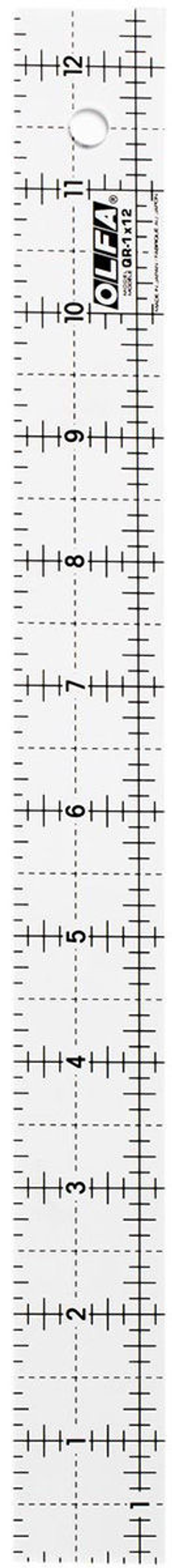 Règle patchwork Olfa 1 x 12 inch