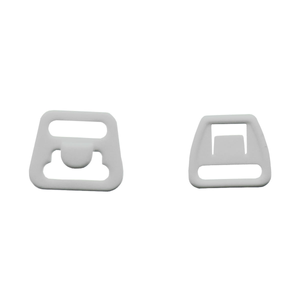 Fermoir clip pour soutien-gorge d´allaitement - Blanc