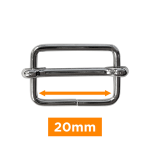 Boucle coulissante - Argent 20 mm
