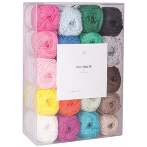 Coffret 20 pelotes de coton Ricorumi