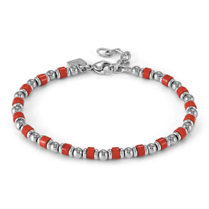Instinct Steel Red Jade Sea Bracelet