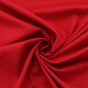 Tissu popeline de coton - Rouge