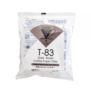 Cafec - Filtry Dark Roast Białe Cup4 100 sztuk