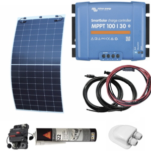530W MCS certified black semi-flexible solar panel kit
