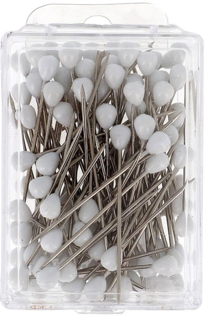 Boite de 100 houzeaux tapissier forme ronde blanche Bohin
