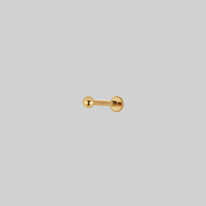 Titanium Flatback Stud - Gold - Gold / 1.2mm