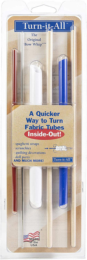 Outil pour retourner un tube de tissu Turn-it-All