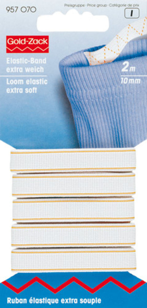 Ruban élastique extra souple 10mm
