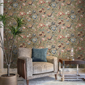 Holden Decor Curious Creatures Gold Metallic Wallpaper - 13920