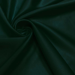 Tissu satin extensible - Vert foncé