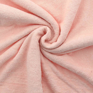 Tissu micro éponge viscose - Blush