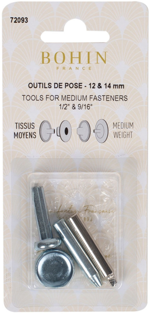 Outil de pose matrice métallique pour tissus moyens Bohin