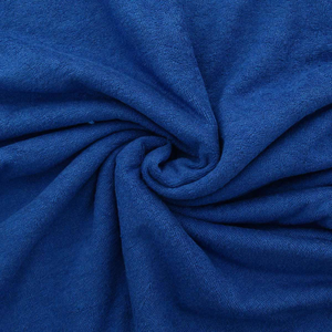Tissu micro éponge viscose - Cobalt