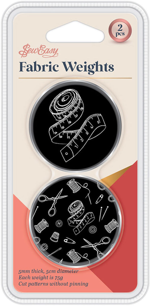 Set de 2 poids pour la couture - Noir