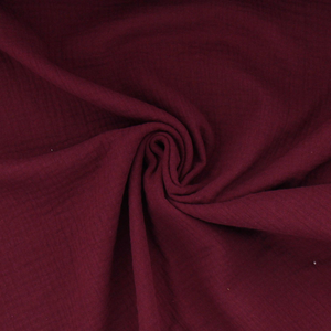Tissu double gaze de coton - Purple