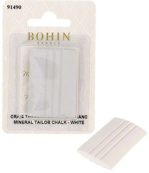 Craie tailleur rectangulaire minérale blanche Bohin