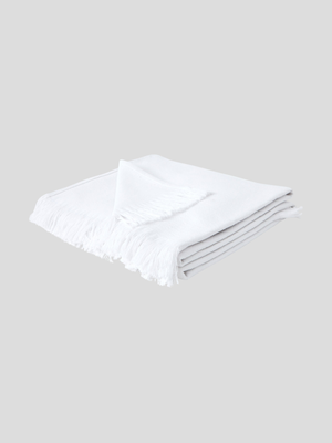 Tennyson Throw in White