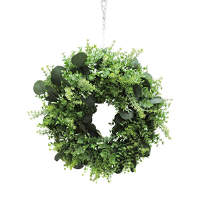 Nearly Natural Wreath – Lush, Realistic Greenery for All Seasons - 30cm