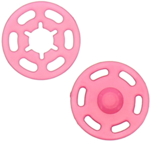 Bouton pression plastique - Fuchsia