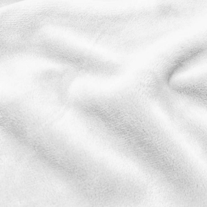Tissu minky lisse - Blanc