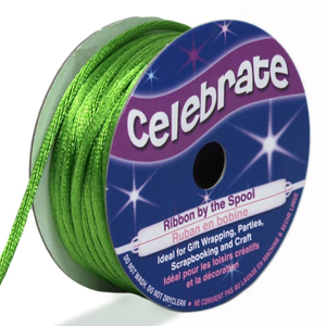 Cordon queue de rat Celebrate vert - 2 mm x 10 mètres