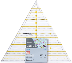 Règle patchwork Omnigrid triangle 60° 8 inch