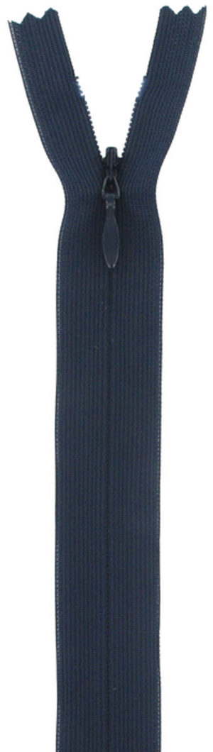 Fermeture éclair invisible - Bleu marine