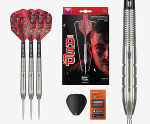 Target Darts Nathan Aspinall G1 90% Tungsten 24G Swiss Point Steel Tip Darts Set