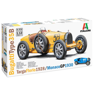 Italeri 4716 Bugatti Type 35B - Targa Florio '29/Monaco GP '30 1:12 Model Kit