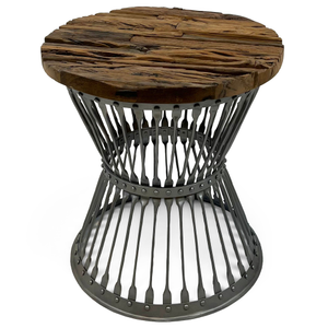 Vishnu Industrial Railway Side Table