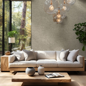 Belgravia Decor Concrete Texture Dark Beige Metallic Wallpaper - 9026