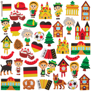 Duitsland Schuimstickers 