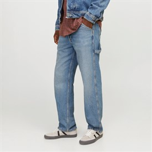 JACK & JONES Mens Eddie Carpenter SBD 416 Jeans Blue Denim