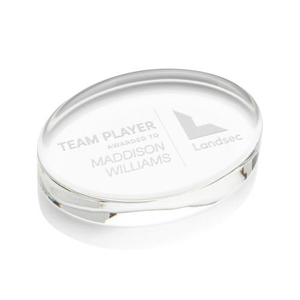 Logan Oval Paperweight