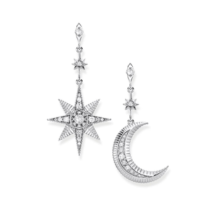 Royalty Star & Moon Drop Earrings