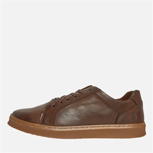 Hush Puppies Mens Mason Cupsole Trainers Coffee/Gum