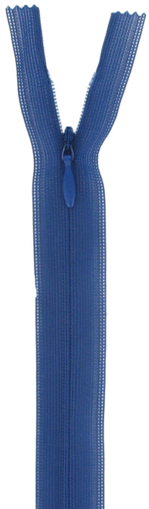 Fermeture éclair invisible - Bleu bugatti