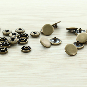 Sachet de 100 boutons-pression anorak - 15 mm bronze