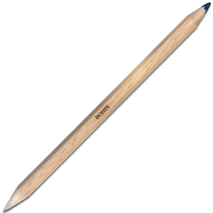 Crayon craie couture pour tissus bicolore Bohin - Blanc et bleu