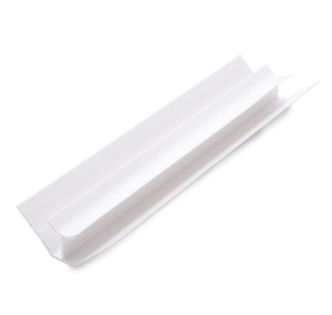 Guardian White PVC Decor Cladding 8mm Internal Corner Trim - 2.7m