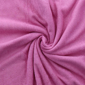 Tissu micro éponge viscose - Bonbon