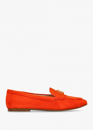 Averi III Orange Suede Loafers