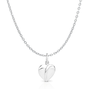 Signature Silver Love Heart Necklace