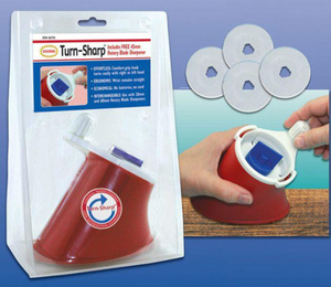 Aiguiseur de lames pour cutters rotatifs Turn-Sharp