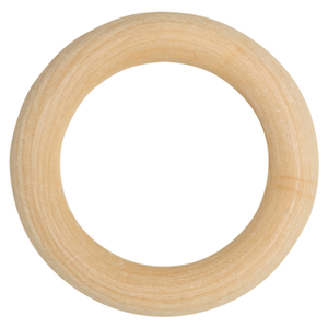 Anneau en bois pour hochets et mobiles 75 mm