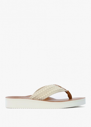 Kelburn Classic White Toe Post Flip Flops