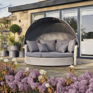 Pacific Lifestyle Bermuda Day Bed, Stone Grey